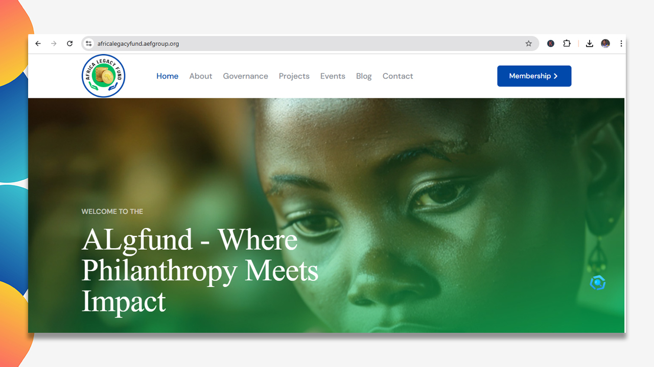 Africa Legacy Fund - NGO Website | Victor Osaronwafor Olvios