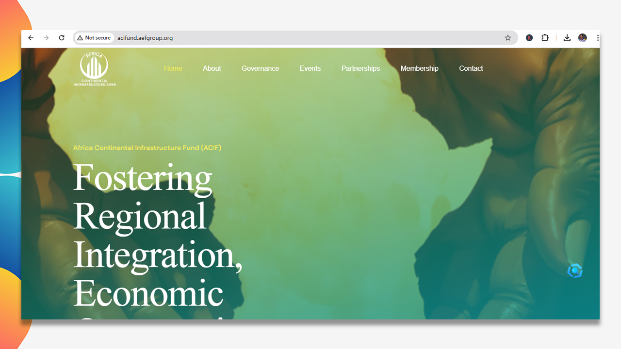 Africa Continental Infrastructure Fund (ACIF) - NGO Website | Victor Osaronwafor Olvios